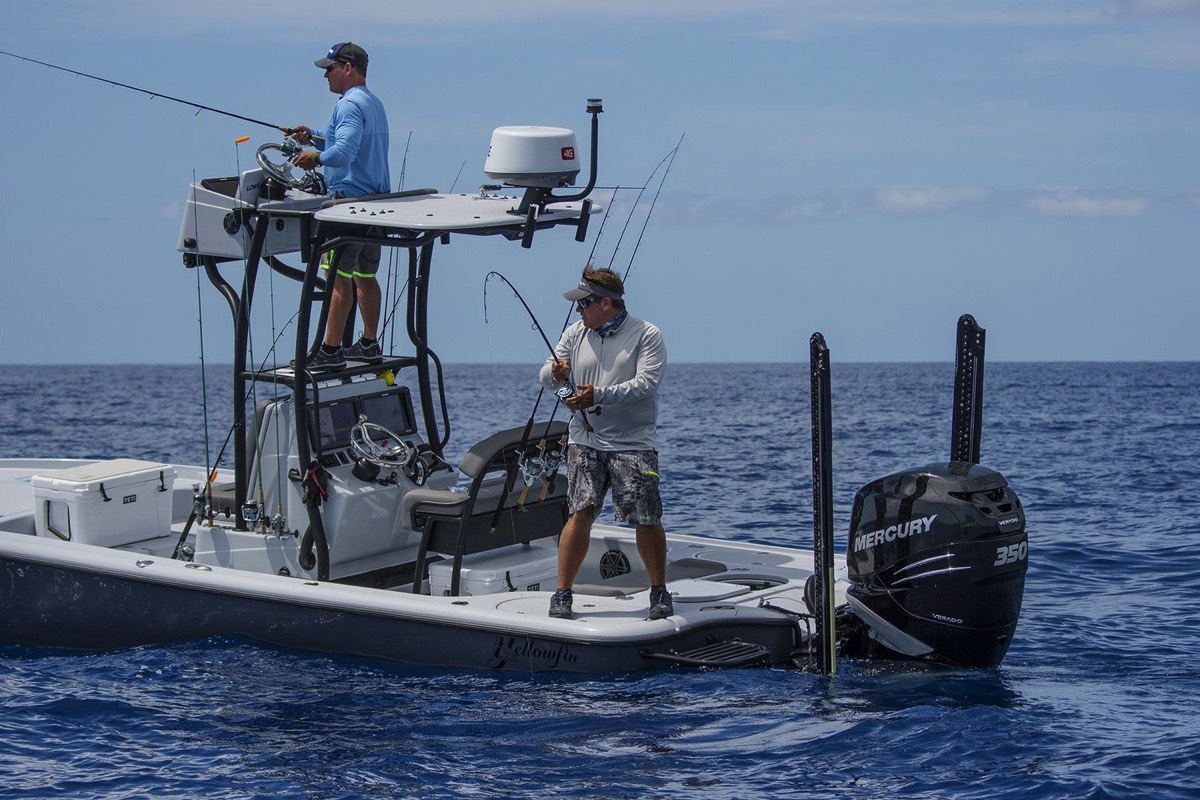 Bay Boat for Hilton Head Shark Fishing Charter