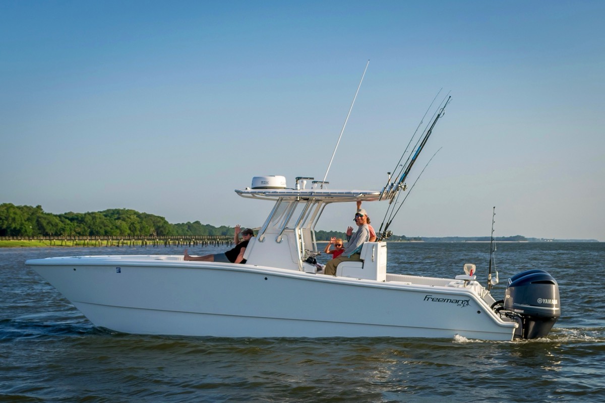 Sportfishing Boat for Hilton Head Shark Fishing Charter